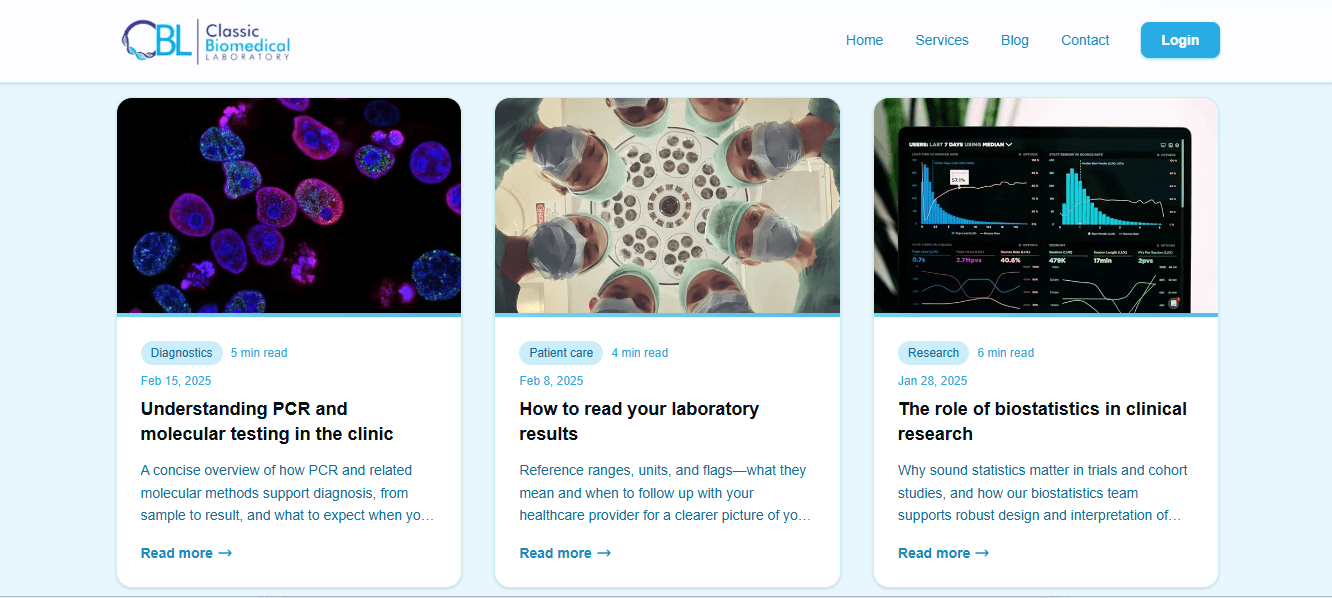 Classic Biomedical Laboratory  thumb 1